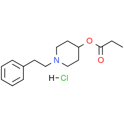 1-(2-phenylethyl)piperidin-4-yl propanoate (hydrochloride)
