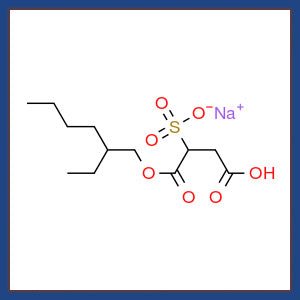 sodium 3-carboxy-1-((2-ethylhexyl)oxy)-1-oxopropane-2-sulfonate