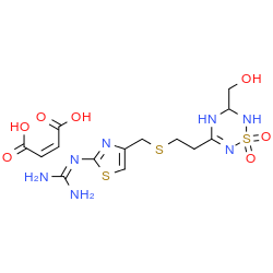 Famotidine glycolaldehyde adduct (maleate)