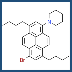 1-bromo-3,8-Dibutyl-6-(piperidin-1-yl)pyrene